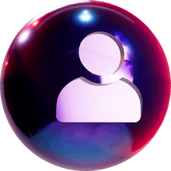 Agent system icon with user symbol