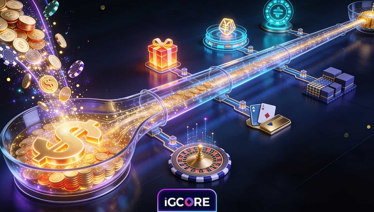 GGR to NGR revenue flow with bonuses, casino games and operator costs